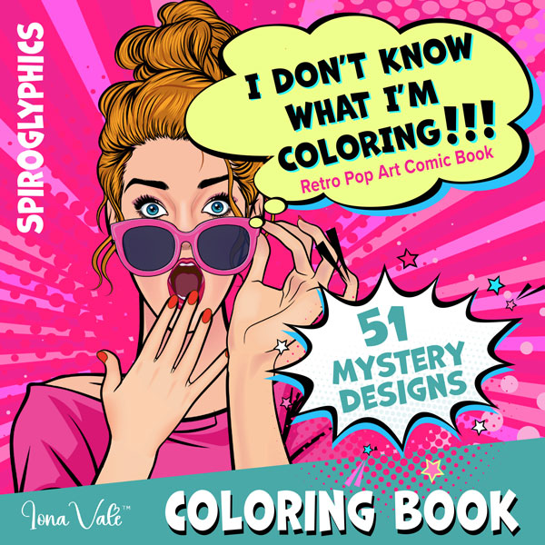 I don't know what I'm coloring mystery designs